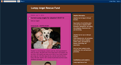 Desktop Screenshot of lumpyangelrescuefund.blogspot.com