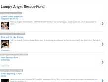 Tablet Screenshot of lumpyangelrescuefund.blogspot.com