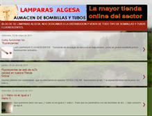 Tablet Screenshot of lamparasalgesa.blogspot.com