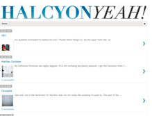 Tablet Screenshot of halcyonyeah.blogspot.com
