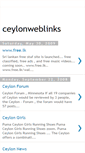 Mobile Screenshot of ceylonweblinks.blogspot.com