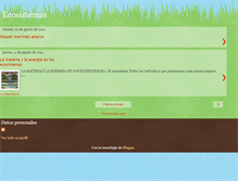 Tablet Screenshot of ecosystems-ecosistemas.blogspot.com