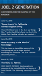 Mobile Screenshot of joel2generation.blogspot.com