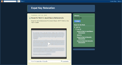 Desktop Screenshot of expatkeyrelocation.blogspot.com