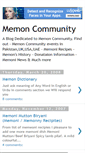 Mobile Screenshot of memoncommunity.blogspot.com