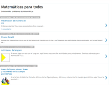 Tablet Screenshot of matematicasaureas.blogspot.com