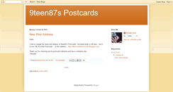 Desktop Screenshot of 9teen87spostcards.blogspot.com