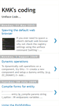 Mobile Screenshot of kmk-coding.blogspot.com
