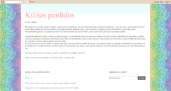 Desktop Screenshot of kilitosperdidos.blogspot.com