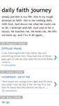 Mobile Screenshot of dailyfaithjourney.blogspot.com