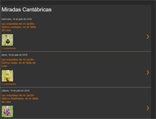 Tablet Screenshot of miradascantabricas.blogspot.com