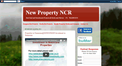 Desktop Screenshot of newpropertyncr.blogspot.com