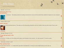 Tablet Screenshot of eringraceromance.blogspot.com