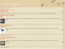 Tablet Screenshot of dorothysreadings.blogspot.com