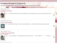 Tablet Screenshot of kreativekimber.blogspot.com