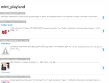 Tablet Screenshot of mini-playland.blogspot.com