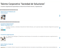 Tablet Screenshot of consultora-talentocorporativo.blogspot.com