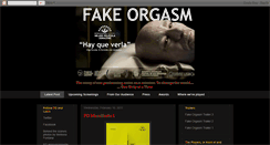 Desktop Screenshot of fakeorgasmthefilm.blogspot.com