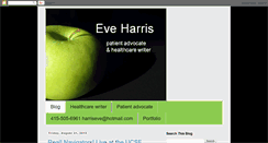 Desktop Screenshot of eve-harris.blogspot.com