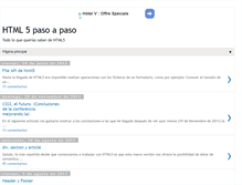 Tablet Screenshot of html5pasoapaso.blogspot.com