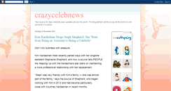 Desktop Screenshot of crazycelebnews.blogspot.com