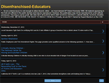 Tablet Screenshot of disenfranchised-educators.blogspot.com