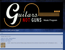 Tablet Screenshot of guitarsnotguns.blogspot.com