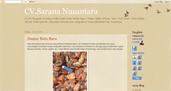 Desktop Screenshot of cvsarananusantara.blogspot.com