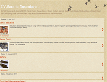Tablet Screenshot of cvsarananusantara.blogspot.com
