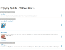 Tablet Screenshot of candice-enjoyingmylife.blogspot.com