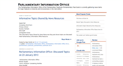 Desktop Screenshot of parliamentaryinformationoffice.blogspot.com