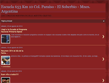 Tablet Screenshot of escueladelkm10.blogspot.com