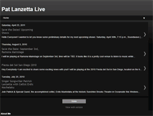 Tablet Screenshot of patricklanzetta.blogspot.com