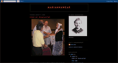 Desktop Screenshot of mariannawear.blogspot.com