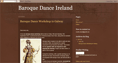 Desktop Screenshot of baroquedance.blogspot.com