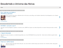 Tablet Screenshot of ouniversodasnoivas.blogspot.com