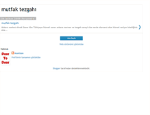 Tablet Screenshot of mutfaktezgahi1.blogspot.com