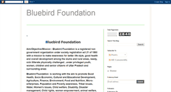 Desktop Screenshot of bluebirdfoundation.blogspot.com