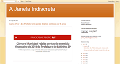 Desktop Screenshot of a-janela-indiscreta.blogspot.com