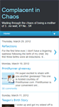 Mobile Screenshot of complacentinchaos.blogspot.com