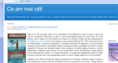 Desktop Screenshot of ce-am-mai-citit.blogspot.com