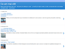Tablet Screenshot of ce-am-mai-citit.blogspot.com