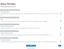 Tablet Screenshot of minusthebars.blogspot.com