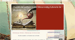 Desktop Screenshot of circulodelecturalibreriademujeres.blogspot.com