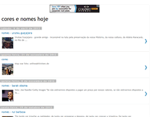 Tablet Screenshot of coresenomeshoje.blogspot.com