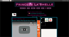 Desktop Screenshot of princesslashelle.blogspot.com