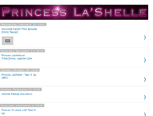 Tablet Screenshot of princesslashelle.blogspot.com