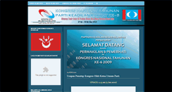 Desktop Screenshot of kongrespkr2009.blogspot.com