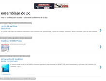 Tablet Screenshot of ensamblajecom.blogspot.com
