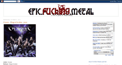 Desktop Screenshot of epicfuckingmetal.blogspot.com